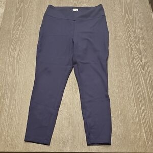 crown & ivy Navy Ankle Pants